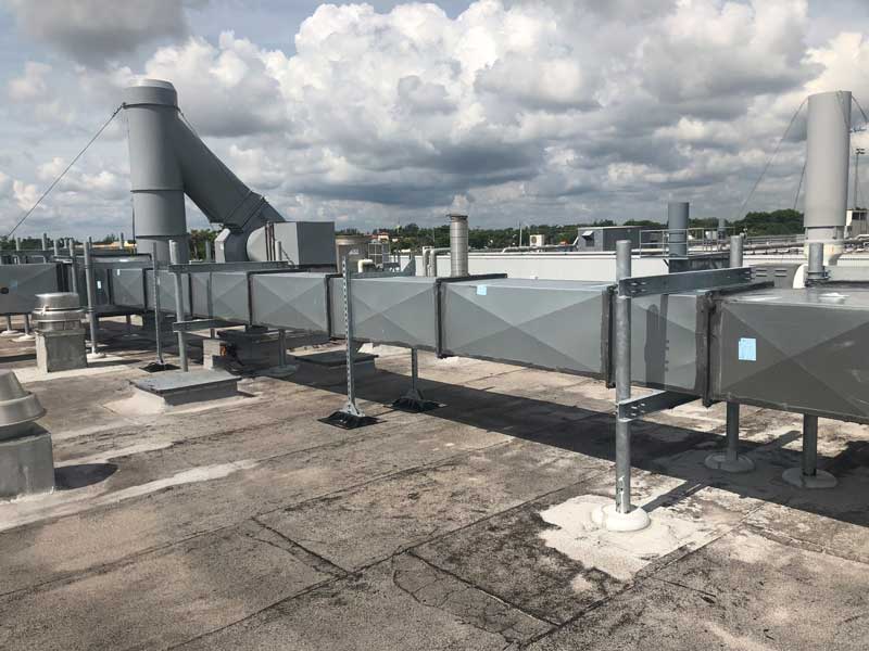 Rooftop Ductdwork and Supports from MIRO Industries