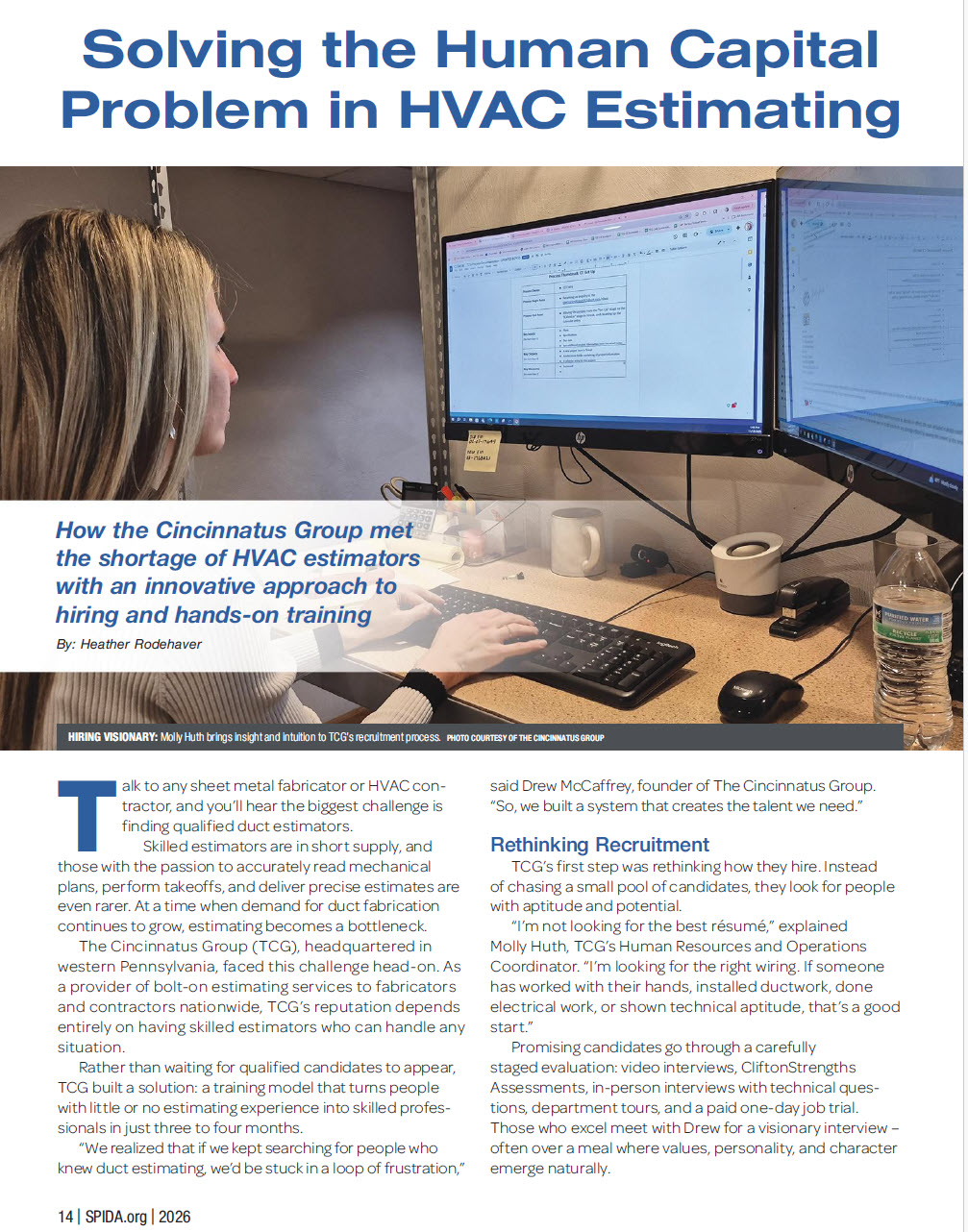 Solving the Human Capital Problem in HVAC Estimating, by The Cincinnatus Group